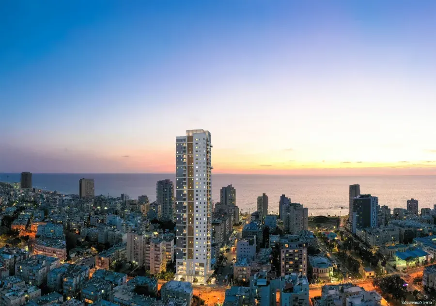 הדמיית פרויקט Blue & The City, בת ים